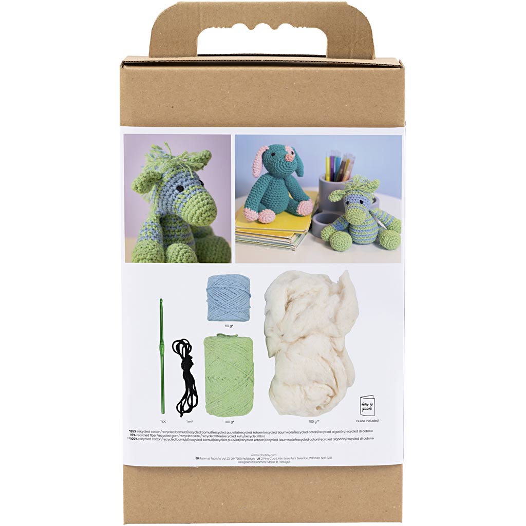 DIY Kit Amigurumi Zebra - Billede 2